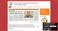 Desktop Screenshot of fraternasolidarieta.it